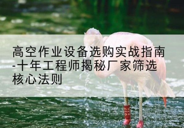 贵德剪叉式升降机厂家-高空作业设备选购实战指南-十年工程师揭秘厂家筛选核心法则